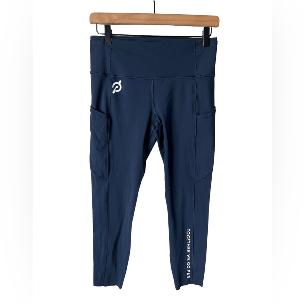 Lululemon fast and free tights peloton logo navy blue 8 - Picture 7 of 15